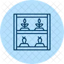 Vertical Farming Unit Hydroponic Farm Icon