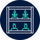 Vertical Farming Unit Hydroponic Farm Icon