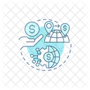 Vertical Fdi Foreign Direct Investment Economy Icon