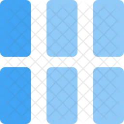 Vertical Grid  Icon