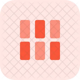 Vertical Grid  Icon