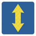 Vertical Direction Arrow Icon