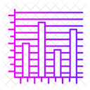 Vertical Line Chart Chart Graph Icon
