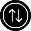 Vertical Line Up Down Icon