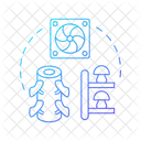 Vertical mushroom farm  Icon