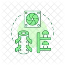 Vertical mushroom farm  Icon