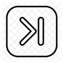 Vertical Right Forward Arrow Icon