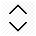Arrows Resize Vertical Scroll Icon