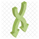 Vertical Shuffle Arrows  Icon