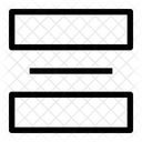Vertical Spacing Alignment Center Align Icon