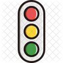 Vertical Traffic Light Icon