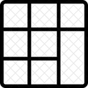 Vertikaler Linker Inhalt Symbol