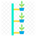 Vertikale Landwirtschaft Hydrokultur Landwirtschaft Symbol