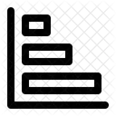 Vertikal Balken Diagramm Symbol