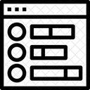 Vertikaler Balken Balken Diagramm Symbol