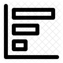 Vertikal Balken Diagramm Symbol