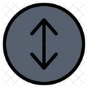 Vertikaler Pfeil  Symbol