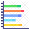 Vertikales Balkendiagramm Balkendiagramm Balkengraph Symbol