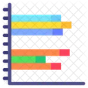 Vertikales Balkendiagramm Balkendiagramm Balkengraph Symbol