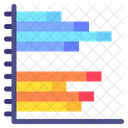 Vertikales Balkendiagramm Balkendiagramm Balkengraph Symbol