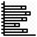 Vertikales Balkendiagramm Balkendiagramm Balkengraph Symbol