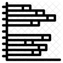 Vertikales Balkendiagramm Balkendiagramm Balkengraph Symbol