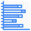 Vertikales Balkendiagramm Balkendiagramm Balkengraph Symbol