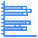 Vertikales Balkendiagramm Balkendiagramm Balkengraph Symbol