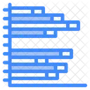 Vertikales Balkendiagramm Balkendiagramm Balkengraph Symbol