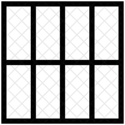 Vertikales Rasterlayout  Symbol