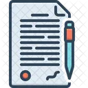 Vertrag Vereinbarung Kompromiss Symbol