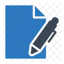 Vertrag Datei Zeichen Symbol