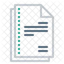 Vertrag Dokument Notiz Icon
