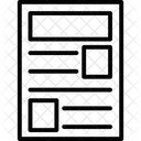 Vertrag Dokument Hinweis Symbol