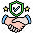 Vertrauen Vereinbarung Partnerschaft Symbol