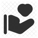 Vertrauen Spende Wohltatigkeit Symbol