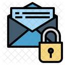 Vertrauliche E-Mail  Symbol