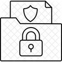 Vertraulichkeitsordner  Symbol