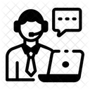 Vertreter Berater Support Symbol