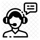 Vertreter Berater Hilfe Symbol