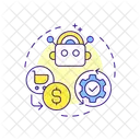 Vertriebsautomatisierung CRM CRM System Symbol