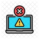 Verwendung Laptop Sicherheit Symbol