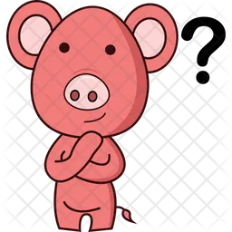 Verwirren schwein  Symbol