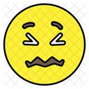 Verwirrtes Emoticon  Symbol