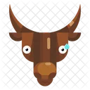 Verwirrter Stier Stier Verwirrt Symbol