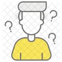 Verwirrter Mitarbeiter Mitarbeiter Verwirrt Icon