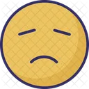 Verwirrtes Gesicht Nicken Emoticons Symbol