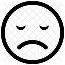 Verwirrtes Gesicht Trauriges Gesicht Smiley Symbol