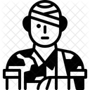 Verwundeter Soldat  Symbol