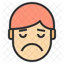 Very Sad Emotion Face Icon